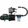 DAB Jetcom 132NXT Pressure Pump Surface Mounted with Automatic Controller, Maxijet Hyjet Water Pump Pre Filter WF1A and Hose