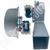Braemar TQ 420 & X Combustion Fan Assembly Long Neck Gas Ducted Heater PN. 638379 - Sides
