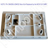 Braemar TQS 330 & X Gas Ducted Heater MagIQ Touch Digital Wall Thermostat Controller PN. 094298RP - Back Plate