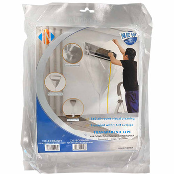 Split System Air Conditioner Cleaning Bag – Indoor Unit Wash Bag – Fits Units up to 950 mm Wide (2.4 m Circumference)