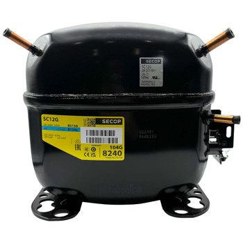 Secop SC12G Medium Back Pressure Compressor R134a – 1/3 HP – 220–240V