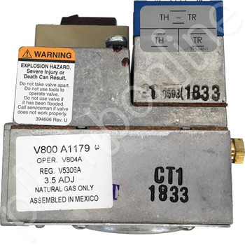 Brivis Ducted Honeywell Gas Heater Single Block for Standing Pilot V800A1179 - ID Label Brivis Ducted Honeywell Gas Heater Single Block for Standing Pilot V800A1179 - ID Label