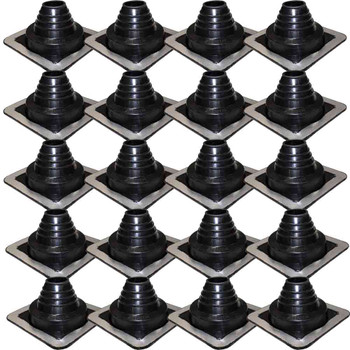 Metal Roof Flashing FlashRite Mini 50mm-80mm Black Tradie Pack
