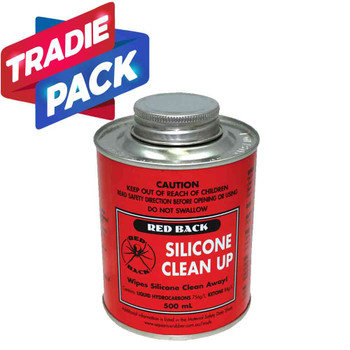 Red Back Silicone Clean Up 500ml Tradie Pack | 6 Qty - Tradie Pack