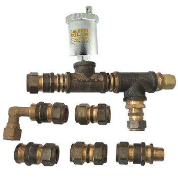 Rinnai Solar Panel Connector Kit With Air Eliminator Suits Enduro & Enduro XL