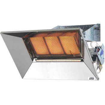 Gas Heater Wall Mount Manual Ignition AIRA Super Ray Infra Red 7kW | 3 Tile | LP