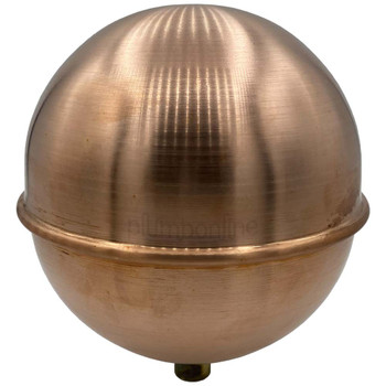 Copper Ball Float for Hot & Cold Water up to 65 Deg C Maximum 115mm Dia