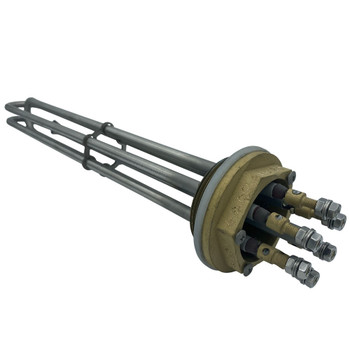 Hot Water Immersion Heating Element Screw In 2 inch BSP Triple 4.8kW 240V 825mm Penetration