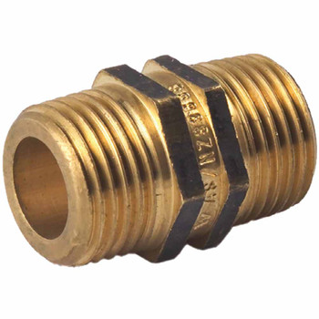 Screwed DR Brass Hexagon Nipple 04mm BSP Watermarked PN. AW658