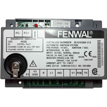 Braemar TH4 Star Ignition Unit Fenwal 35-615300-113 for Gas Ducted Heaters PN. 628608