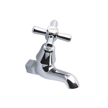 Whitehall Bib cock 45° cold (FI) ceramic disc (anti vandal) Chrome finish