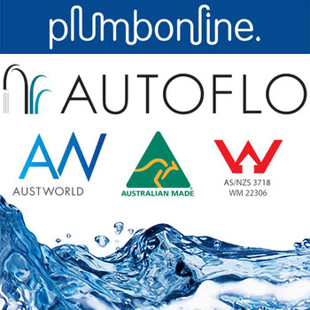 Flexible Hose Hot/Cold Water Connector 225mm Male x Female - 4 Pack AUSTWORLD at plumbonline