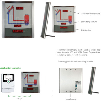 Resol SD3 Smart Display Unit - Overview Mounting Resol SD3 Smart Display Unit - Overview Mounting