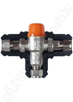 Tempering Valve 15mm Solar & Instantaneous Hot Water Systems - 1/2 Insulation Boot