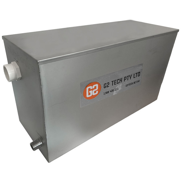 45L Stainless Steel Header Feed and Expansion Tank FT45 Hot and Cold Water | G2 Tech