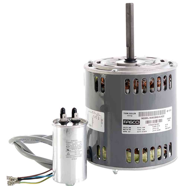 Brivis Contour AC 65 Evaporative Cooler 750 Watt Motor S3 & Replacement 25 UF Capacitor PN. 81008898
