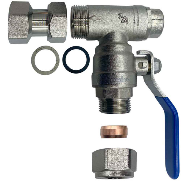 AVG Pressure Reduction Valve Boundary with Isolation Ball Valve  20mm 500KPA