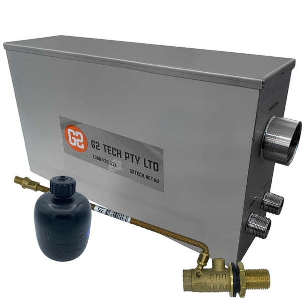12L Stainless Steel Header Feed and Expansion Tank FT12 Kit Float Valve and Plastic Float | G2 Tech