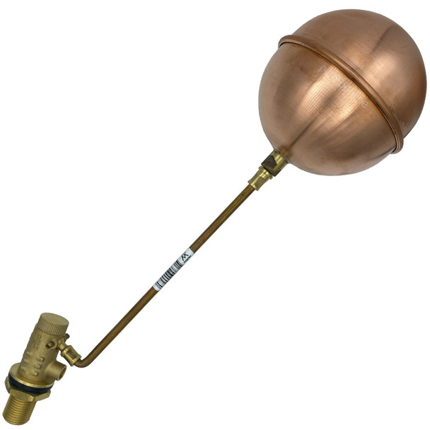 Philmac UltraPHIL 90° Brass Float Valve DN15mm and Copper Float 65°C