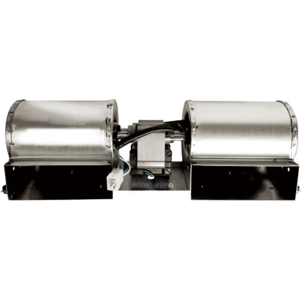 Ultimate Fires FD-126-325-03G Gas Fire Heater Convection Fan Assembly 3 Speed Twin Barrel 5 Pin Plug