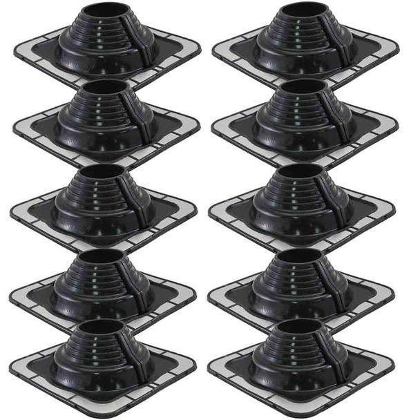 Metal Roof Flashing FlashRite Mini 90mm-150mm Black Tradie Pack | 10 Qty