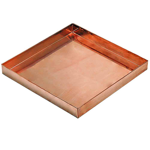 Copper Safe Tray For Hot Water Systems 450 x 450mm x 50mm