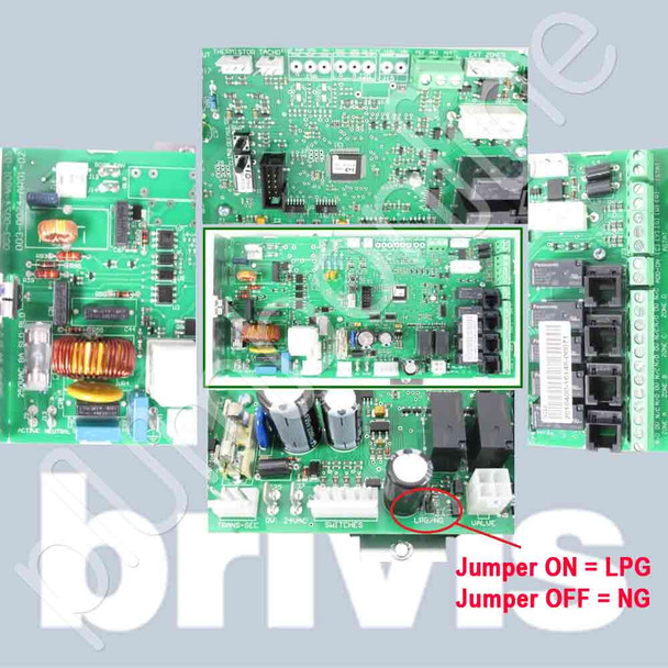Brivis Ducted Gas Heater Control Board NG3 Suits Star Pro SP530I 30KW