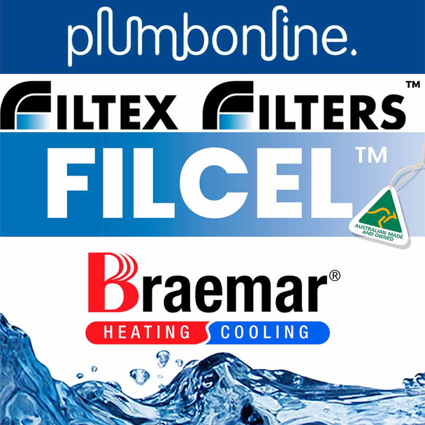 Braemar Evaporative Cooler FILCEL Pads Model RPA6 PN. 113692 Six Pad Set
