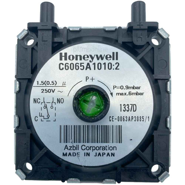 Rheem Gas Heavy Duty Commercial Pressure Switch Flue & Air Duct PN. 053014 Rheem Gas Heavy Duty Commercial Pressure Switch Flue & Air Duct PN. 053014