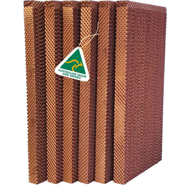 Braemar Evaporative Cooler FILCEL Pads Suits Model RPB 1800 Six Pad Set 