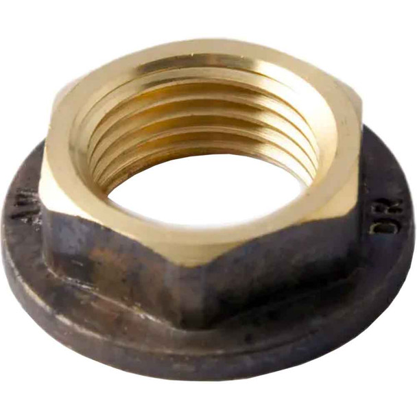 Screwed DR Brass Flanged Back Nut 32mm BSP Watermarked PN. BNF32