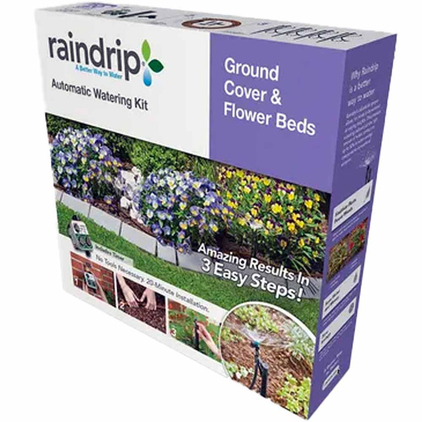 Raindrip Automatic Watering Kit Ground Cover & Flower Bed PN. RDGCFBK