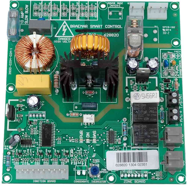 Braemar BM 315 PCB Circuit Board BSC 3 Star Gas Ducted Heater PN. 628820