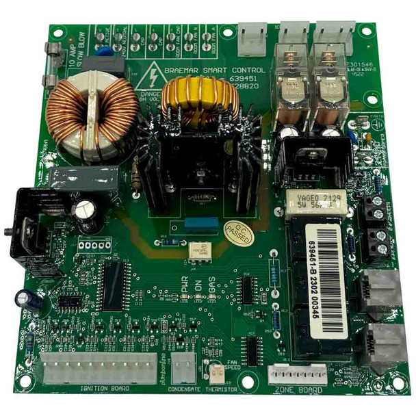 Braemar TH 435 PCB Circuit Board BSC 2010 Ducted Heaters PN. 639451