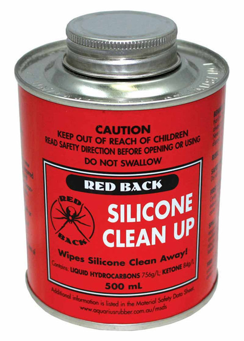 How to remove Silicone the easy way Red Back Silicone Clean Up RED404 500ml