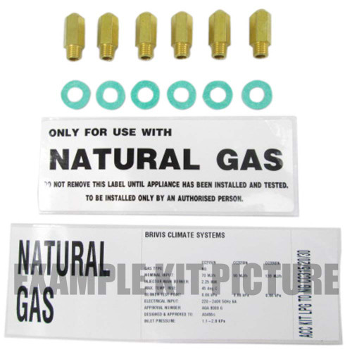 Rinnai Gas Heater Conversion Kit NG to LPG PN. 92099333