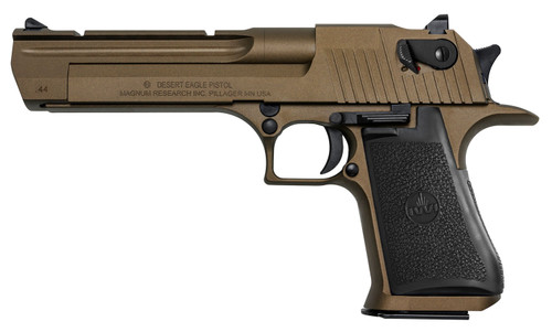 Magnum Research Desert Eagle Mark XIX .44 Mag 6" 8-Round Burnt Bronze Cerakote Pistol - CA Compliant