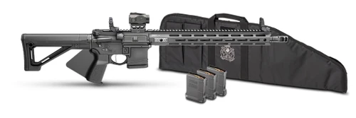 Springfield Armory Saint Victor 5.56 NATO 16" 10-Round AR-15 Rifle w/ Gear Pac, Viridian Venta Green Dot & 4 Magazines, Black - CA Compliant