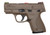 Smith & Wesson Shield 9mm, F/O, FDE, CA-Compliant
