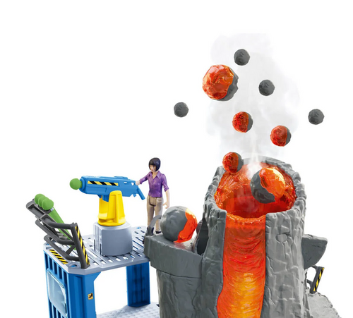 Schleich Dinosaurs: Volcano Expedition Base Camp - 60-Piece Playset