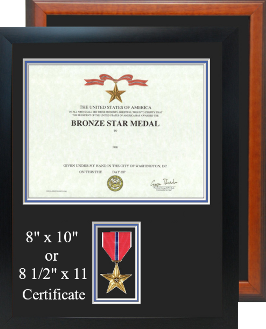 bronze star certificate template