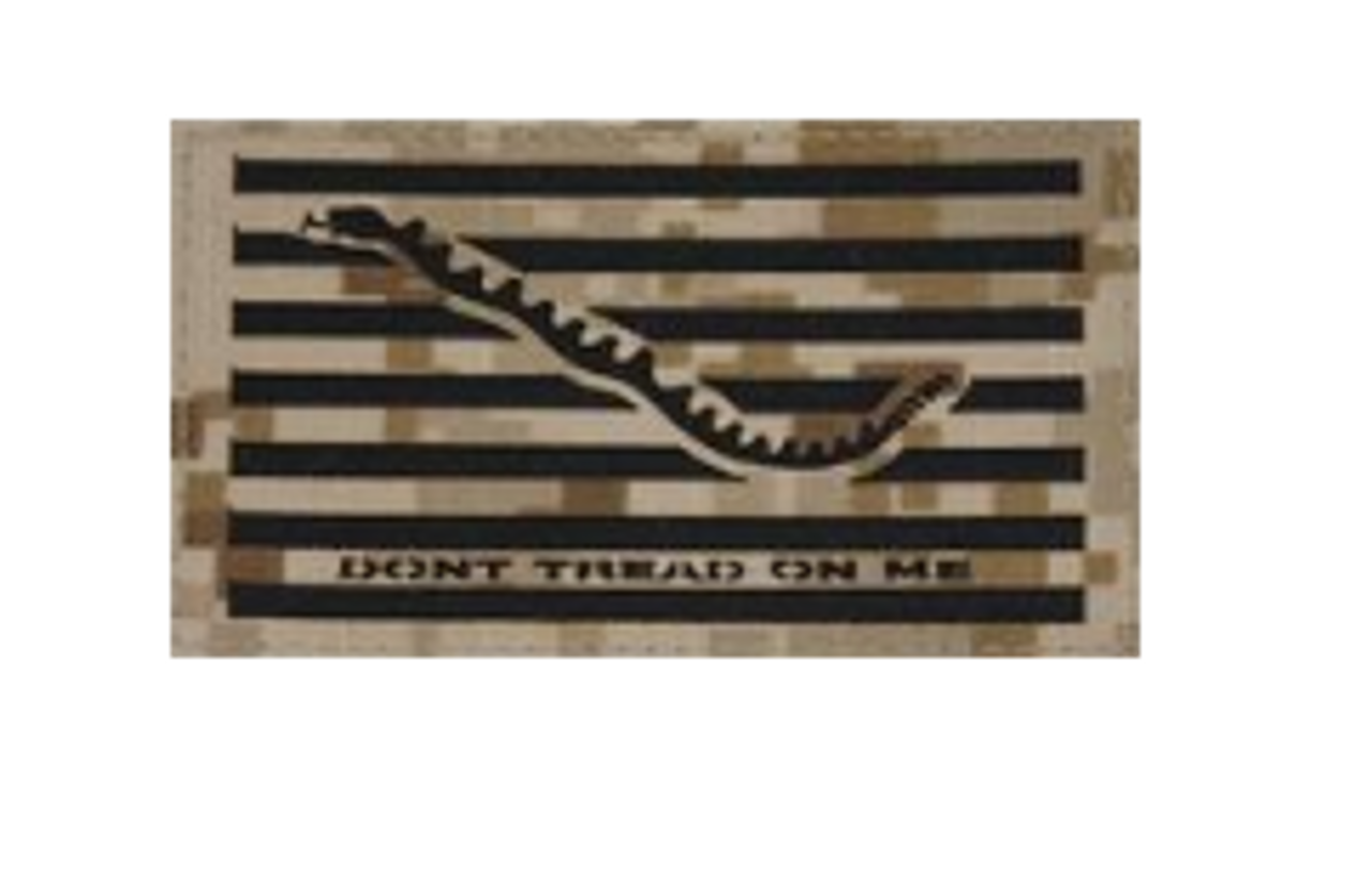 Flag Patch: Don't Tread On Me - IR - Desert Digital