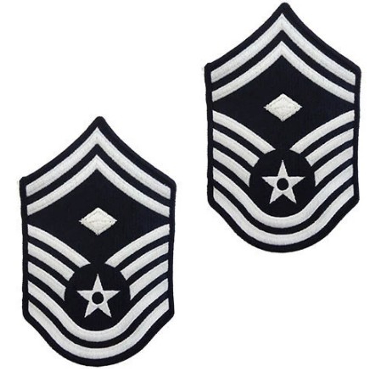 Air Force Chevron: Command Master - Chief Sergeant color