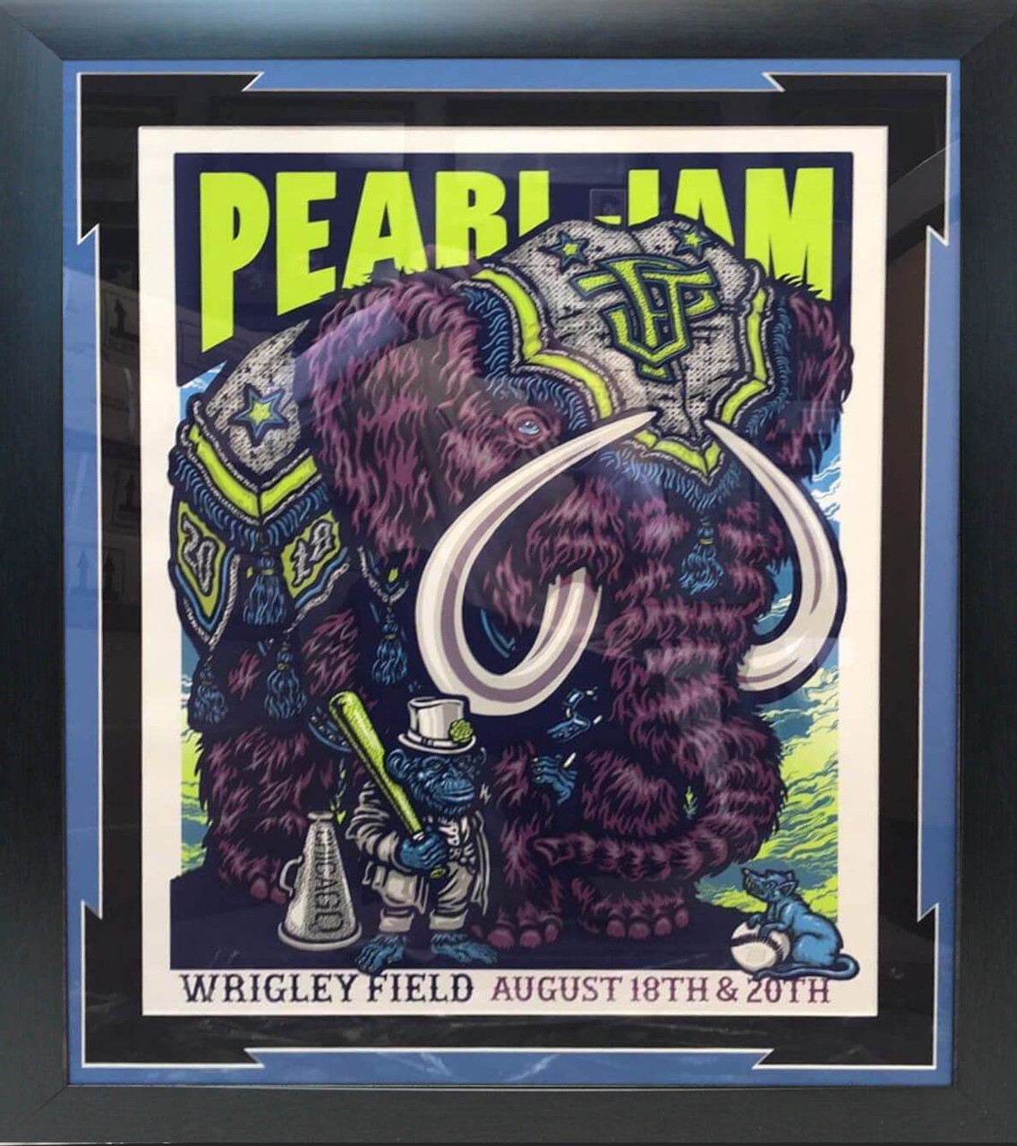 Framed Art - Pearl Jam Music Poster