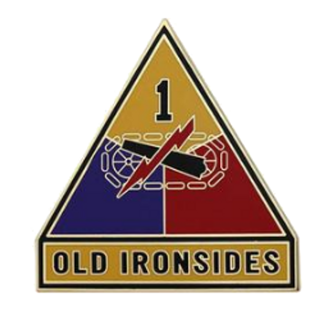 1st Armored Division Combat Service Identification Badge Csib