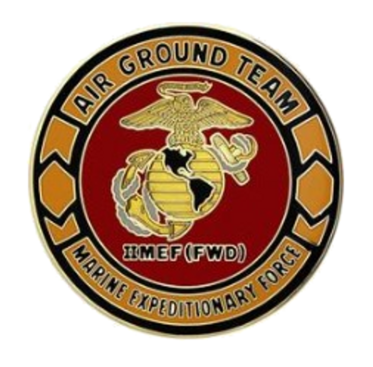 2nd Marine Expeditionary Force IIMEF (FWD) Combat Service Identification Badge (CSIB)