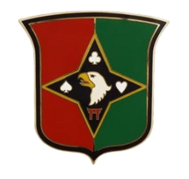 101st Sustainment Brigade Combat Service Identification Badge 