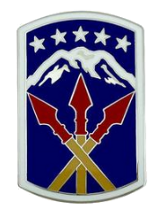 593rd Sustainment Brigade Combat Service Identification Badge (CSIB)