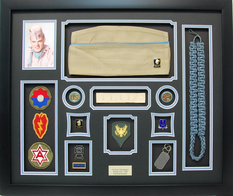 U.S. Army 25th Infantry Shadow Box Display