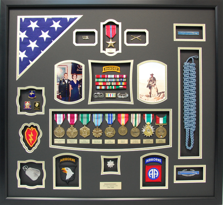 U.S. Army Ranger Shadow Box Display